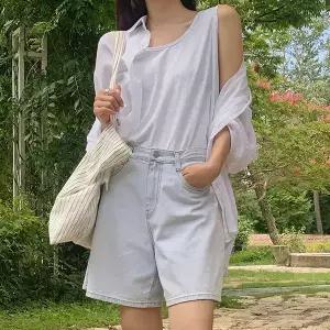 핫핑 잇츠닝 코튼U넥 나시티