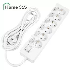 홈365 국산 개별멀티탭 6구 10m / 절전 멀티콘센트