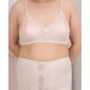 [오노마] ONM 여성스러운 레이스 망사 빅사이즈 b컵브라 통기성좋은