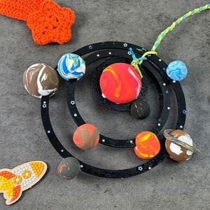 [문구티쳐] 토단 클레이 태양계 모빌 만들기 1인세트 DIY 클레이키트 과학만들기