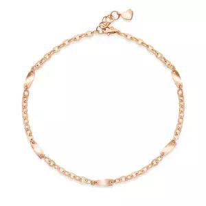 [비앤비골드] 14K/18K 웨이브 스틱 모줄 체인 발찌 NPA40213