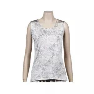 [오노마] ONM 플라워 여성 인견 민소매 나시런닝 - 베이지 홈웨어