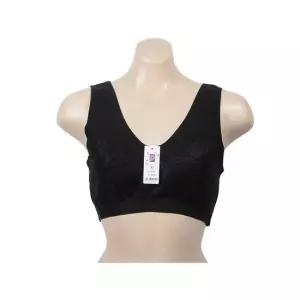 [오노마] ONM 레이스 풀컵 B컵 빅사이즈 런닝형 브라 - 검정 부인용