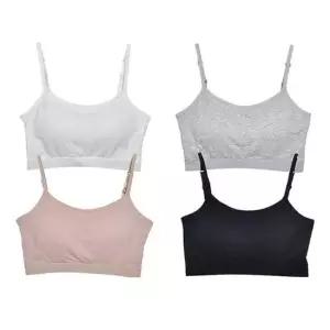 [오노마] ONM 피엔알)볼륨패드 일체형 끈조절 노와이어 스포츠브라