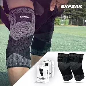 [아웃도어스/엑스피크]엑티브 소프트 무릎보호대 2개 세트/등산,스포츠,일상생활