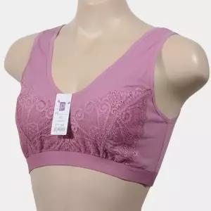 [오노마] ONM 레이스 포인트 런닝형 B컵 빅사이즈 브라탑 0118bv