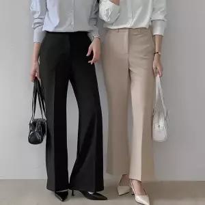 [공구우먼] 국민템 사방스판 쫀쫀 부츠컷 슬랙스 77387 빅사이즈여성의류