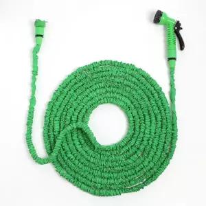 (그린) 3배로 늘어나는 고압 매직호스(30M)/물호스/물청소/세차/베란다/원예/정원/수도/가정용/배란다/호수