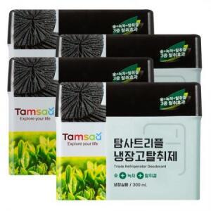 탐사 트리플 냉장고 탈취제 대용량, 300ml, 4개 one option