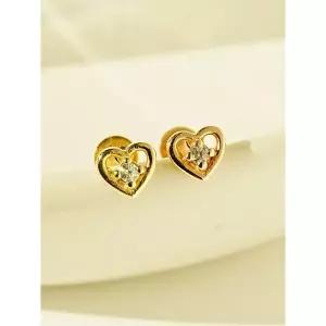 [미니멀피어싱]14K 인터널 미니 플레즐 하트 라블렛 피어싱