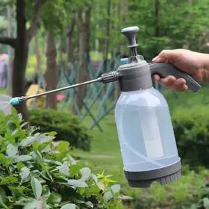 (2L 그레이) 에어워터 숏 + 롱노즐 압축 분무기/압축식/분사기/방역/살충제/스프레이/농사용/고압/세차용