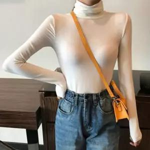 ONM 스판 목폴라 이너 가능 베이직 무지 티셔츠