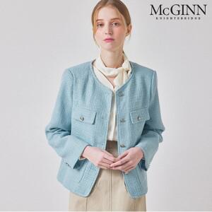 포켓 라운드 트위드 자켓_M4S1JK1031