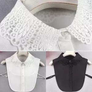 ONM 여성 라운딩 가짜 셔츠 골프 이너 목 카라 레이어드