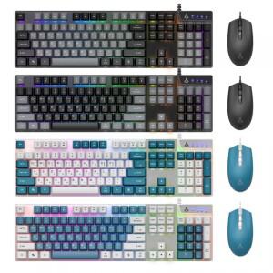 앱코 KM500 키보드 마우스 세트 (V1, 화이트)