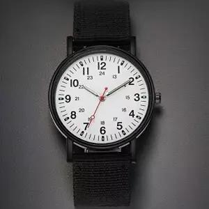 슬림 나토 밴드 저소음 손목 시계 기념품 학생 시험-WFG1W3E