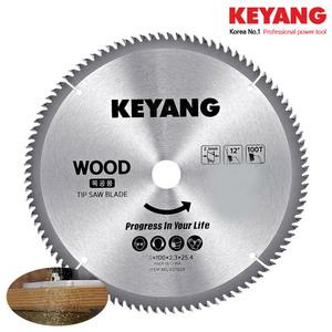 KEYANG 팁쏘/원형톱날 14인치 (355mm) 목재용 팁쇼 목공용 톱날