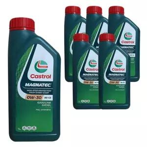 캐스트롤 마그네텍 스탑스타트 합성엔진오일 0W30 1L 6P 가솔린 디젤 LPG 코스트코