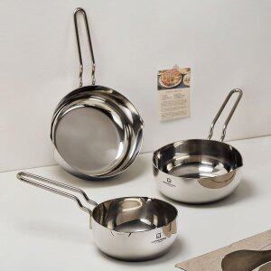 [기타]바겐슈타이거 통3중 스텐 304 IH 데일리팟 편수 라면 눈금 물코