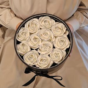 플라워 용돈 박스 원형 2단 발렌타인데이 화이트데이