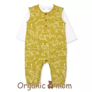 [롯데백화점]오가닉맘 빅포포남아긴소오버올세트  MFS6QE05