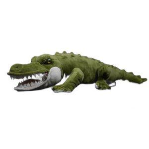 악어인형 동물 애착 귀여운 봉제 대형 쇼핑 시뮬레이션 녹색 선물 생일 소품