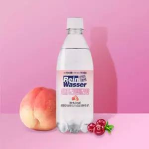 라인바싸 PET500ml 40입 피치크린베리향