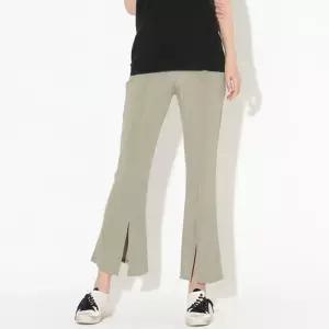 ONM 여자 앞트임 스타일 나팔바지 1P 데일리 고품질 밴딩