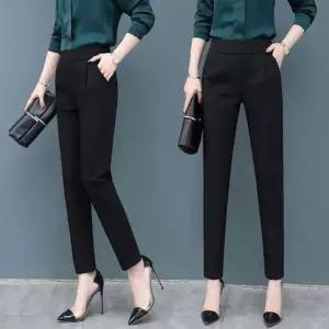 ONM 여자 슬림핏 스타일 밴딩 슬랙스 1P 고품질 출퇴근룩