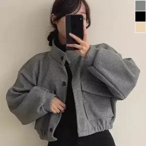 ONM 여자 가오리핏 스타일 크롭 코트 1P 고품질 데일리 아