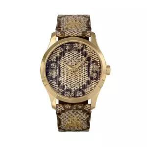 구찌 YA1264068 G타임리스 여성 가죽 쿼츠 38mm(YA1264068A)