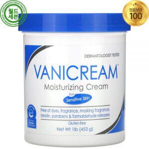 바니크림 모이스처라이징 센서티브 스킨 건성 및 민감성 피부 453g Moisturizing Cream Sensitive Skin