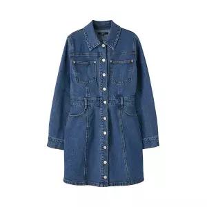 [LAP](강남점)아웃포켓 셔츠형 슬림 데님 원피스 AR1DO261