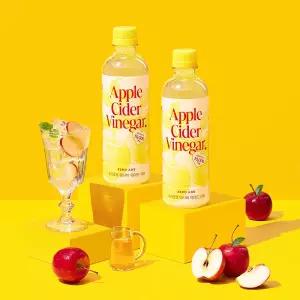 [인테이크] 슈가로로 애사비 에이드 사과 12병 (사과초모식초 10,000mg 함유)