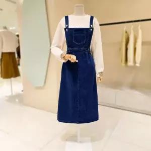 [대구백화점] [데스틸]A라인 멜빵 청원피스(D2517OP03)