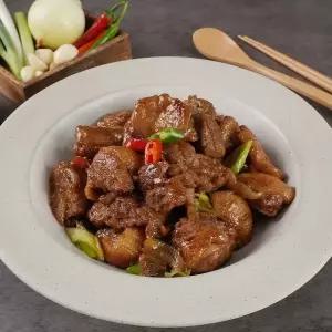 오링 칼집 갈비맛 통오리 구이 500g