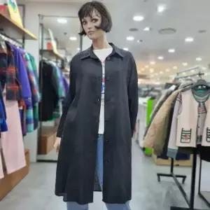 베네통/애플아울렛/마100% 노벨라 롱 셔츠형 블라우스/BABL04411