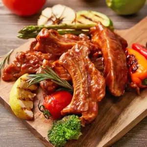 농부가족 바베큐폭립1kg x 3팩