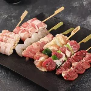 [야키꼬치] 모듬꼬치 8개입 x 2팩 (데리야끼소스 증정)