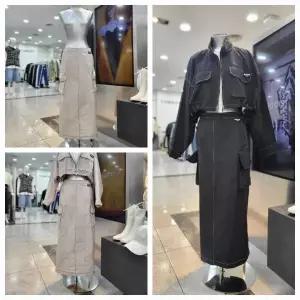 [에고이스트]블랙라벨포인트H라인롱스커트 EQ2OSK02HJ_DG