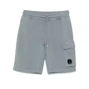 [CP컴퍼니] 코튼 다이애그널 플리스 카고 반바지 126581483