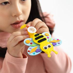 귀여운 봄 곤충 피리 만들기 나비 꿀벌 무당벌레 캐릭터 호루라기 꾸미기 세트 어린이집 유치원 초등 놀이