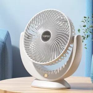 [숲속바람][브리즈홈]수퍼윈드 탁상용 선풍기 USB 미니 데스크팬