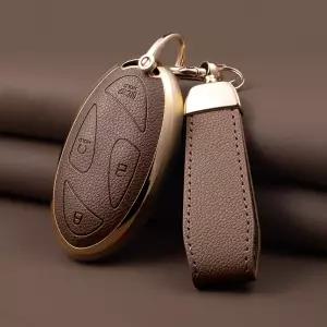 싼타페 하이브리드 MX5 가죽 차 키케이스 키 홀더 스마트 H-09