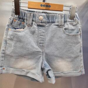 에스핏 HC22 롤업3.5부데님바지 쥬니어여아 롤업3.5부데님반바지 sjz304fjpt46