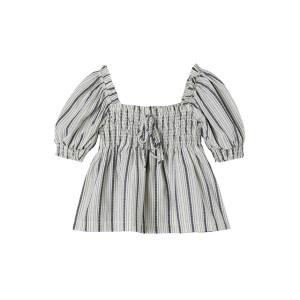 에스닉 퍼프 스퀘어넥 블라우스 AQ2WB647