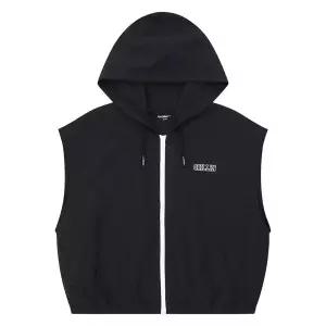 [에꼴리에][시흥모다]에꼴리에 주니어 쿨 와샤 크롭 투웨이 오픈 집업조끼 2