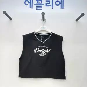 [에꼴리에]쿨 스판 브이넥 셋업 조끼(24B5751 BK)_CJ