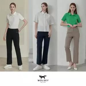 [최초가 129000원][25SS최신상][Wolsey] 울시 여성 텐션 올데이 부츠컷 쿨 팬츠 3종