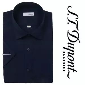 [갤러리아] [듀퐁]25년S/S(일반핏/반소매) 네이비셔츠, SE5MM11HS105SNY